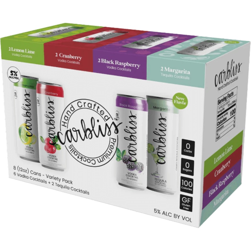 Carbliss Vodka Cocktail Variety Pack (2.84L)
