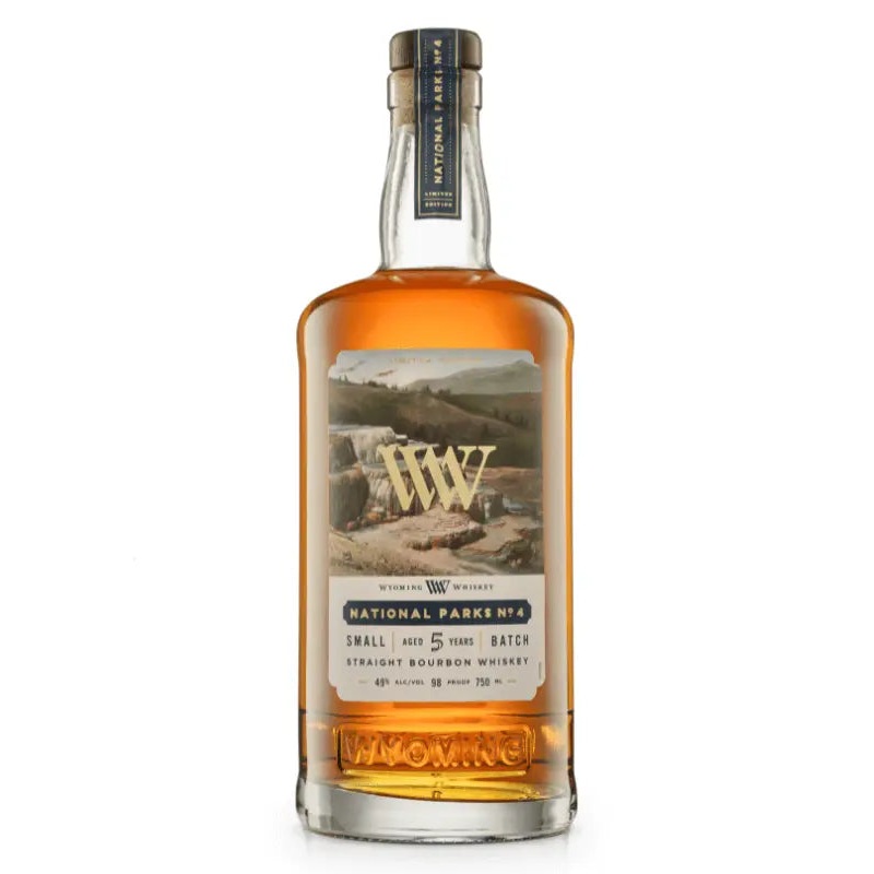 Wyoming Whiskey National Parks No. 4 Small Batch Bourbon Whiskey 750mL