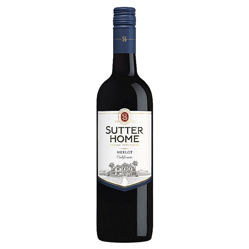 SUTTER HOME MERLOT CALIFORNIA 750ML