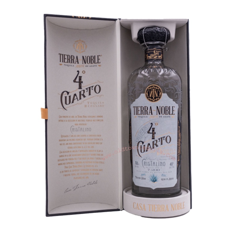 Tierra Noble Tequila 4 Cuarto Cristalino