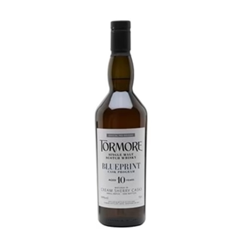 Tormore Blueprint Cask 10 Year Old Cream Sherry Casks 48%