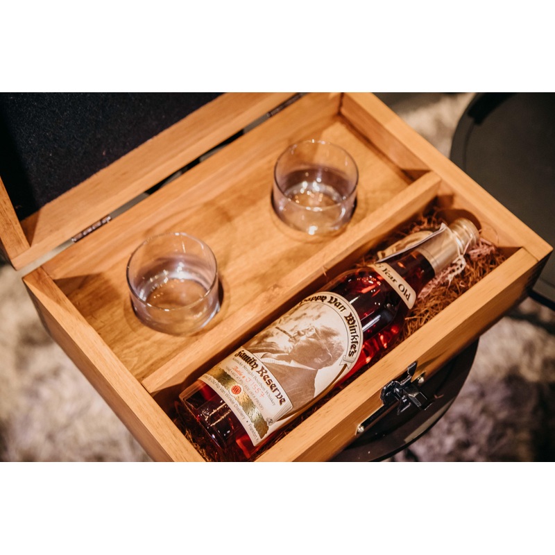 “World’s Best Mom” Pappy Van Winkle 23 Year Bourbon Handcrafted Mother’s Day Birthday Gift Box