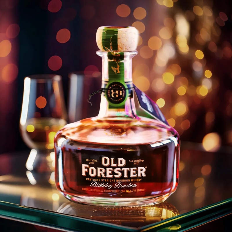 2021 Old Forester Birthday Bourbon 12 Year Old Kentucky Straight Bourbon Whiskey 750ml