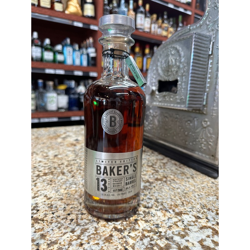 Baker’s Single Barrel 13 Year Old Limited Edition Kentucky Straight Bourbon Whiskey 750ml