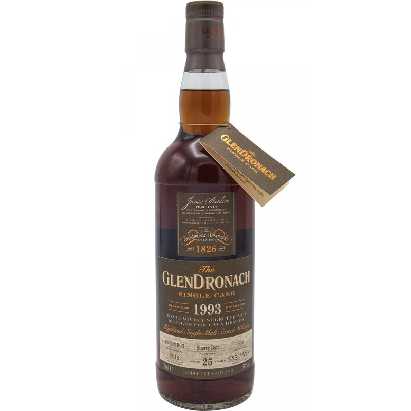 GlenDronach 1993 25 year Sherry Butt Single Malt Scotch