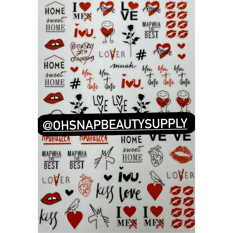 – HEART LOVE B030 Sticker