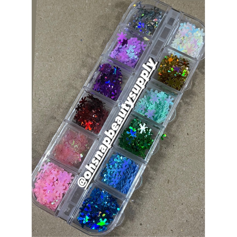 *Regular Color Snowflakes (12 colors)