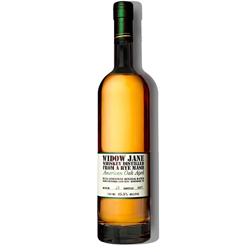 Widow Jane American Oak Aged Whiskey Distilled from a Rye Mash