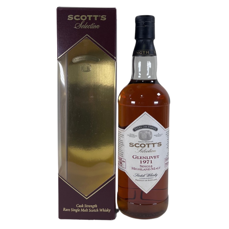1971 Glenlivet Scott’s Selection Single Cask Cask Strength Single Malt Scotch Whisky 750ml