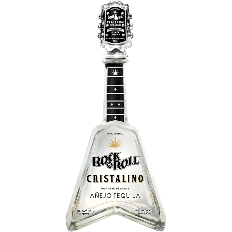Rock N Roll Cristalino Aejo Tequila 750ml