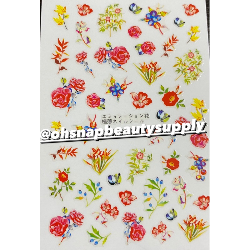 * Flower XF3016 Sticker