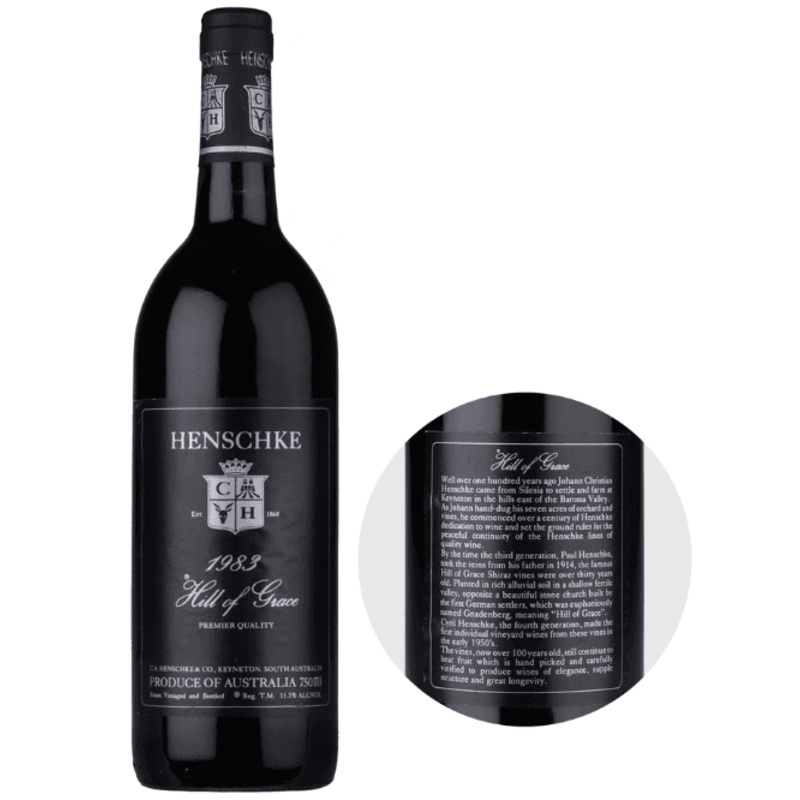 1983 Henschke Hill Of Grace Shiraz 750ml