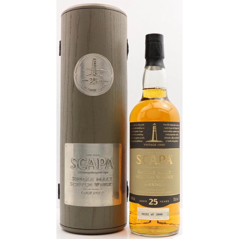 1980 Scapa 25 Year Old Single Malt Scotch Whisky 700ml