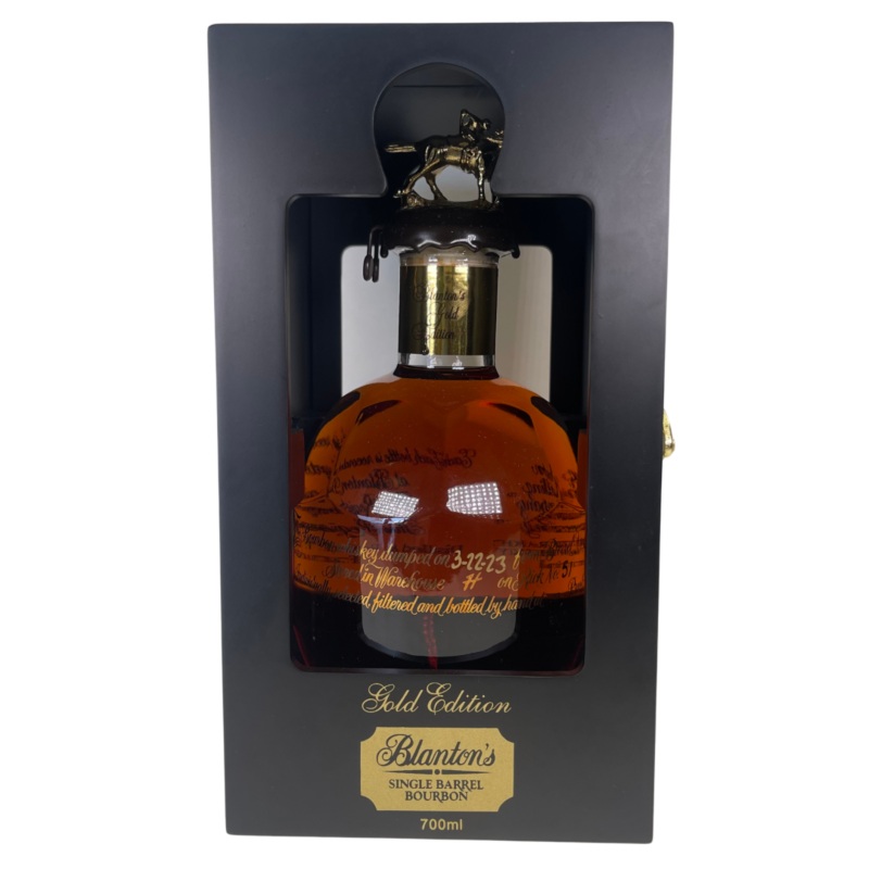 2023 Blanton’s Gold Wooden Gift Box Edition Kentucky Straight Bourbon Whiskey 750ml