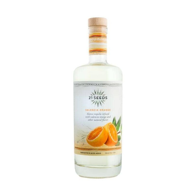 21 Seeds Valencia Orange Blanco Tequila 750mL