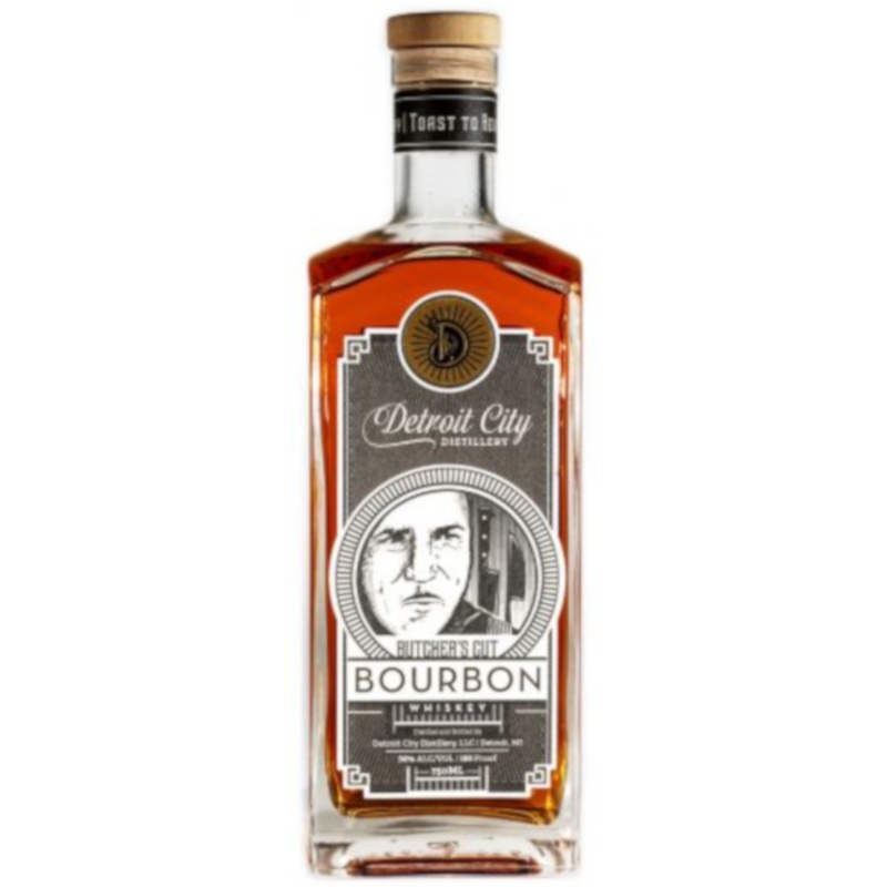 (Woods Private Barrel) Detroit City Distillery Butcher’s Cut Barrel Proof Single Barrel Bourbon Whiskey, Michigan, USA (750ml)