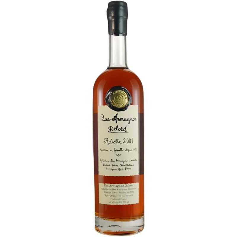 Delord 20 year Old Vintage 2001 Armagnac