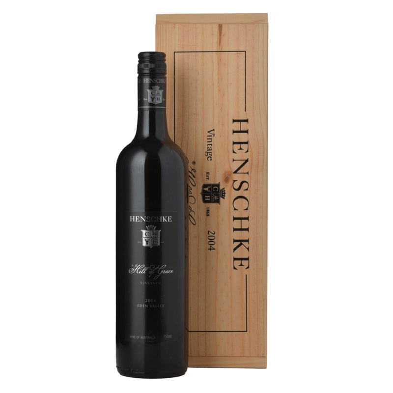 2004 Henschke Hill of Grace Shiraz 750ml Original Wood Box