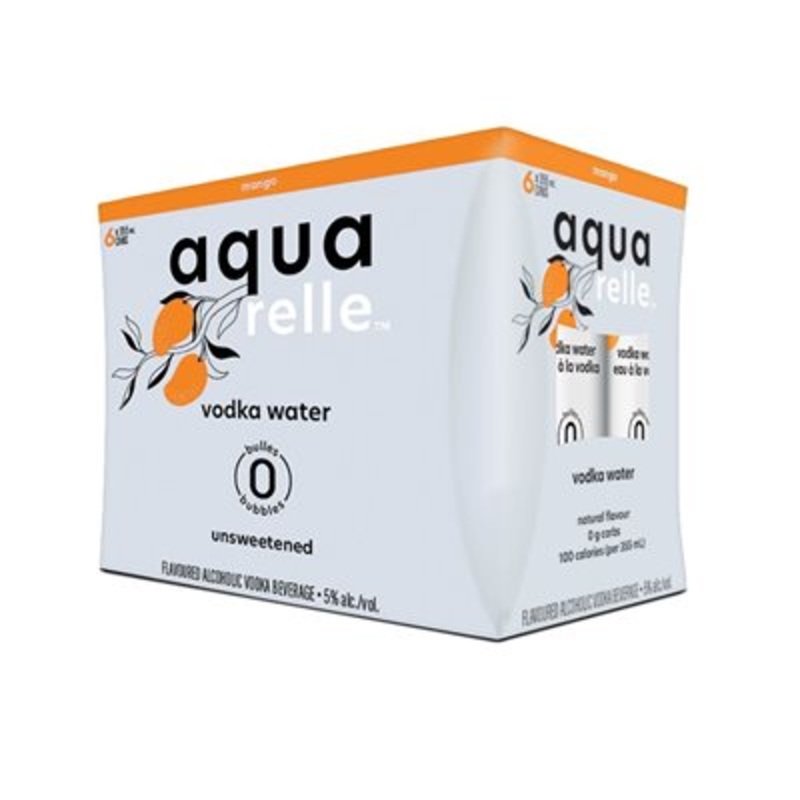 AQUARELLE VODKA WATER – MANGO 6 CANS