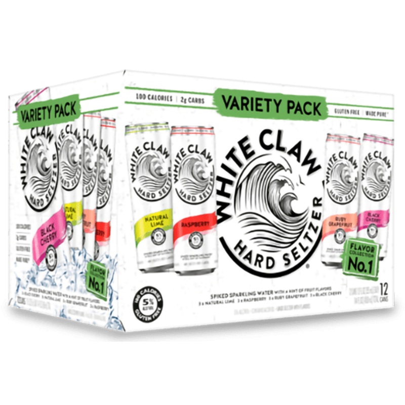 White Claw Hard Seltzer Variety Pack No. 1, 12-pack
