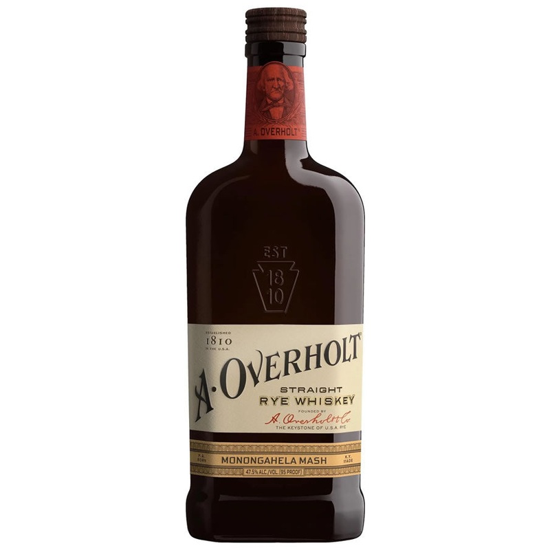 A Overholt Monongahela Mash Straight Rye 750ML