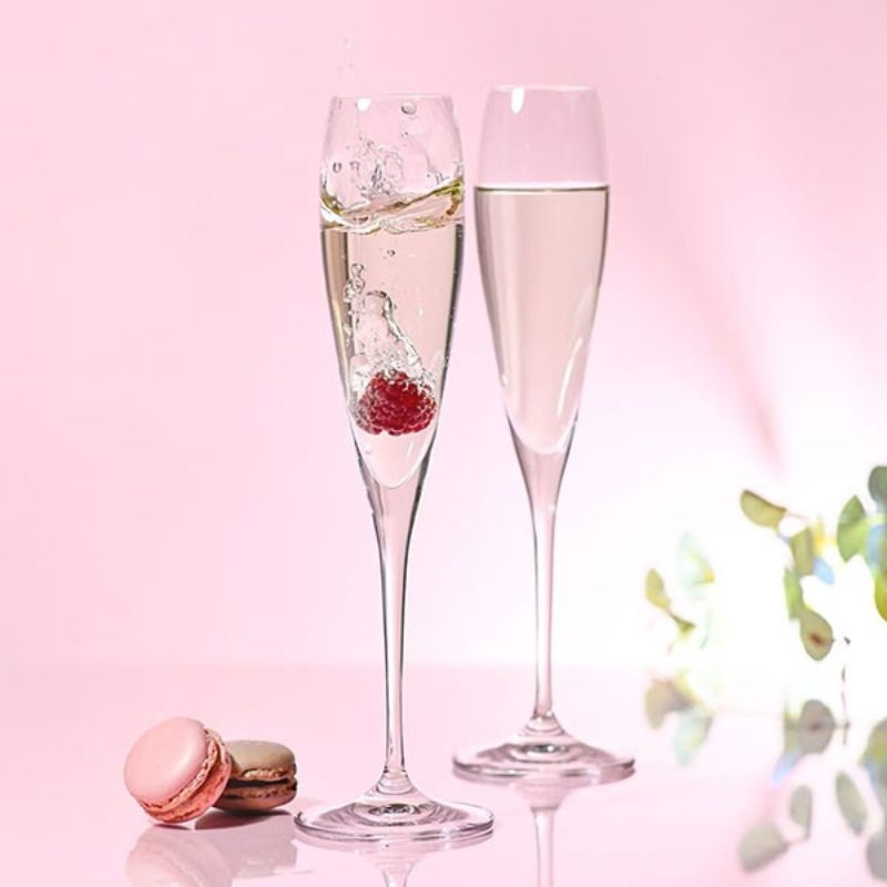 Krosno | Perla – Champagne Glasses | Clear | 170 ml | Set of 4