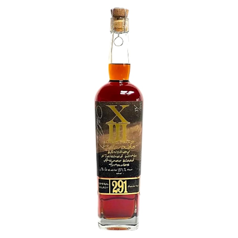 291 XIII Colorado Whiskey 137.2 Proof