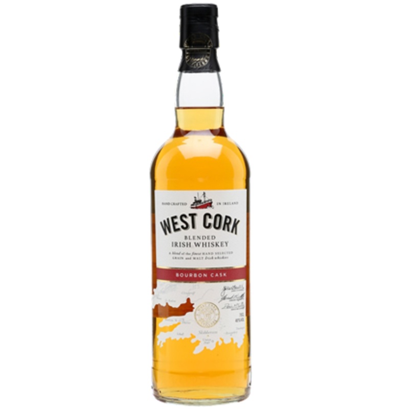 West Cork ‘Original’ Irish Whiskey Bourbon Cask 40% 700ml
