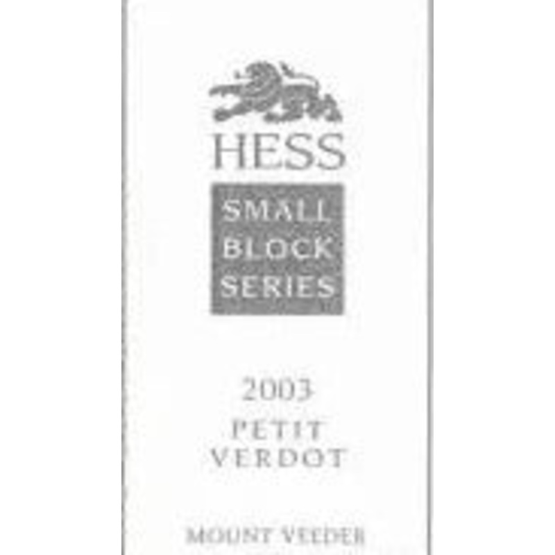 2003 | Hess Persson Estates | Small Block Series Petit Verdot