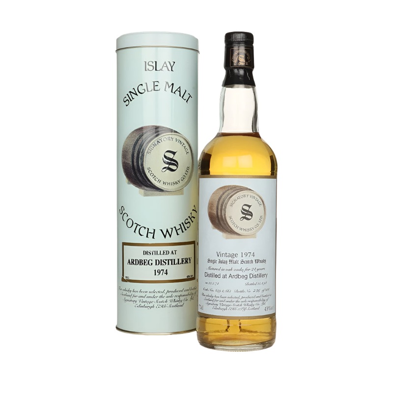 Ardbeg 24 Year Old 1974 (Casks #659 & 661) – Signatory Single Malt Scotch Whisky | 700ML