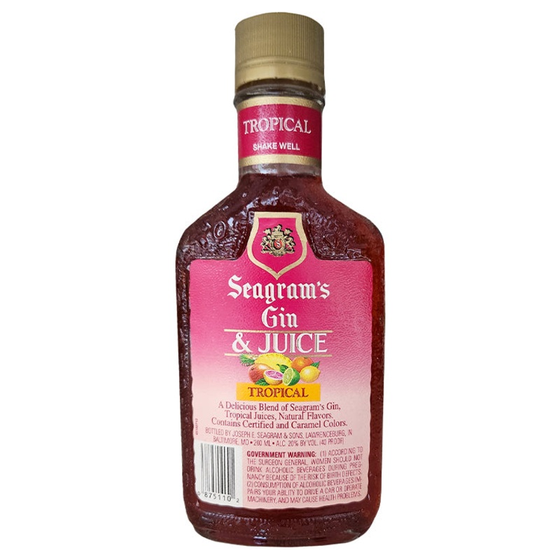Seagram’s Gin & Juice Tropical Gin – 200ml