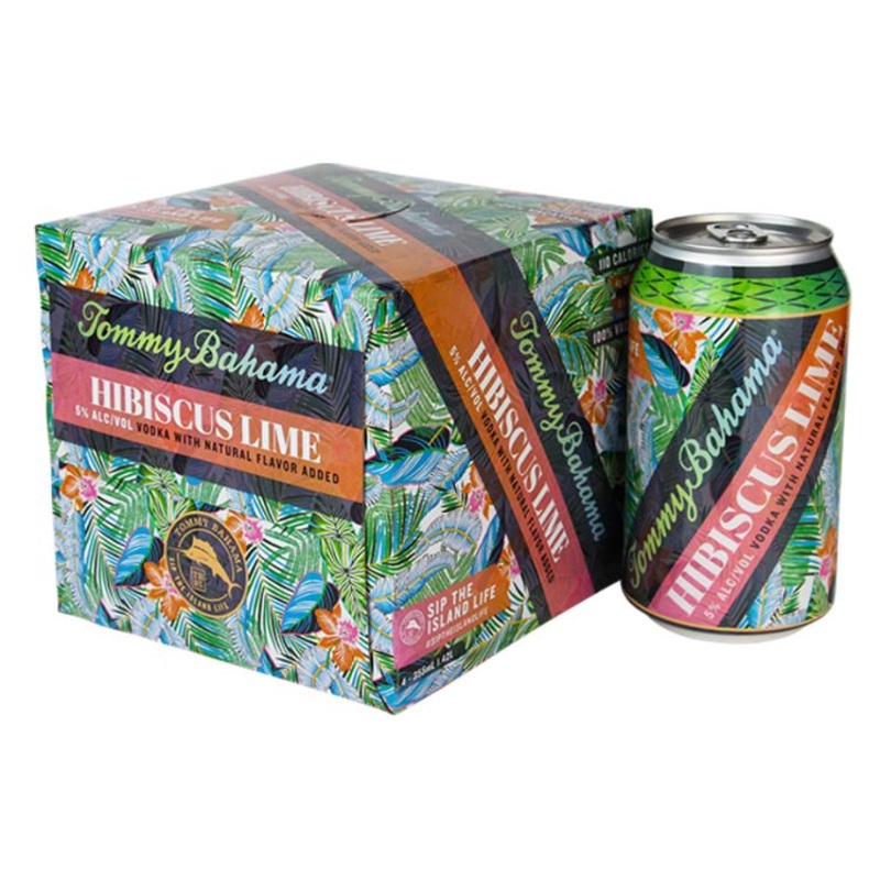 Tommy Bahama Hibiscus Lime Vodka Cocktail – 355ml x 4