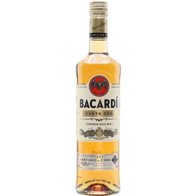 Bacardi Carta Oro Gold Rum 70cl 40%