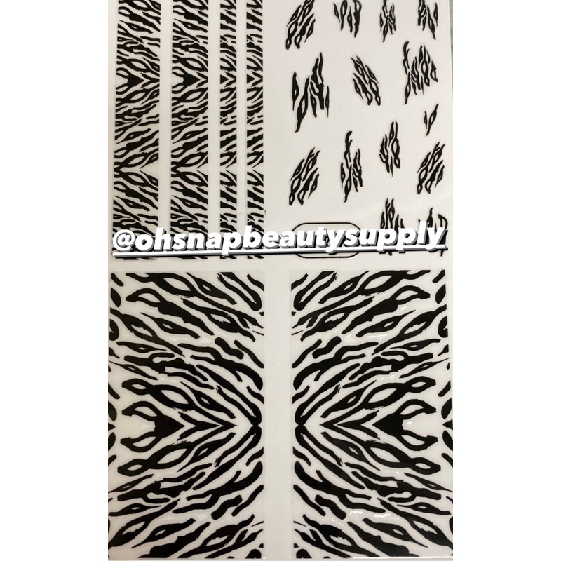 Black Animal Print  SP226 Sticker