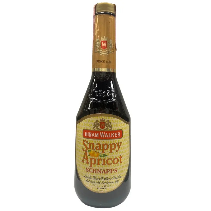 Hiram Walker Snappy Apricot Schnapps 750mL