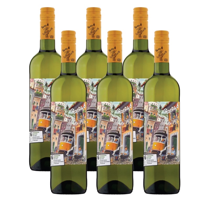 Porta 6 Lisboa White – 6 Bottle Case