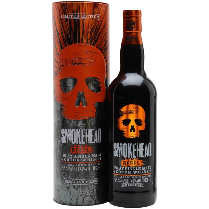 Smokehead Rum Rebel + GB 46% 70cl