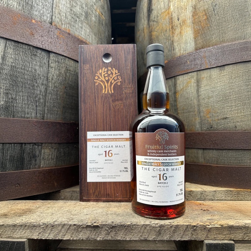 The Cigar Malt 16 Year Old PX Finish Batch 2 Fruitful Spirits 51.7%