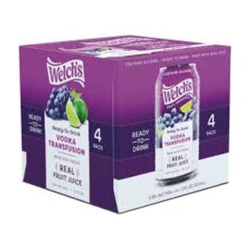 Welch’s Craft Cocktails Vodka Transfusion 355ml/4 pack