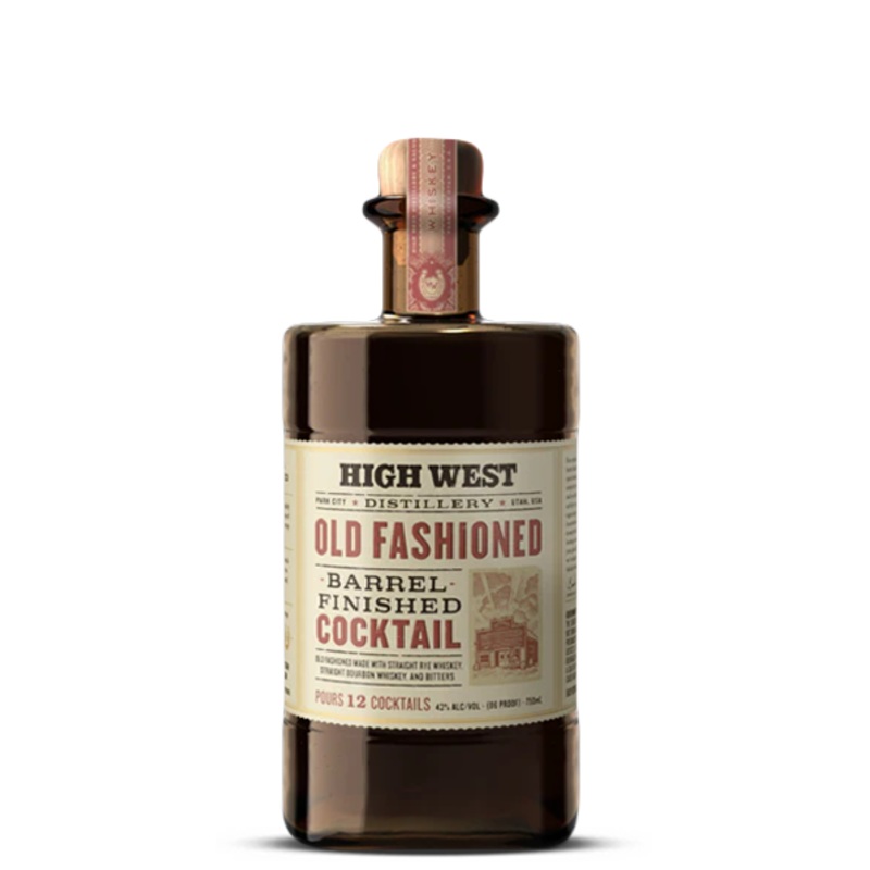High West Old Fashioned Barrel Finished Cocktail