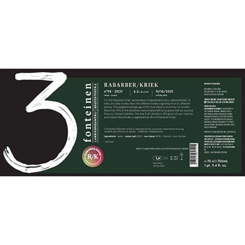 3 Fonteinen Rabarber/Kriek