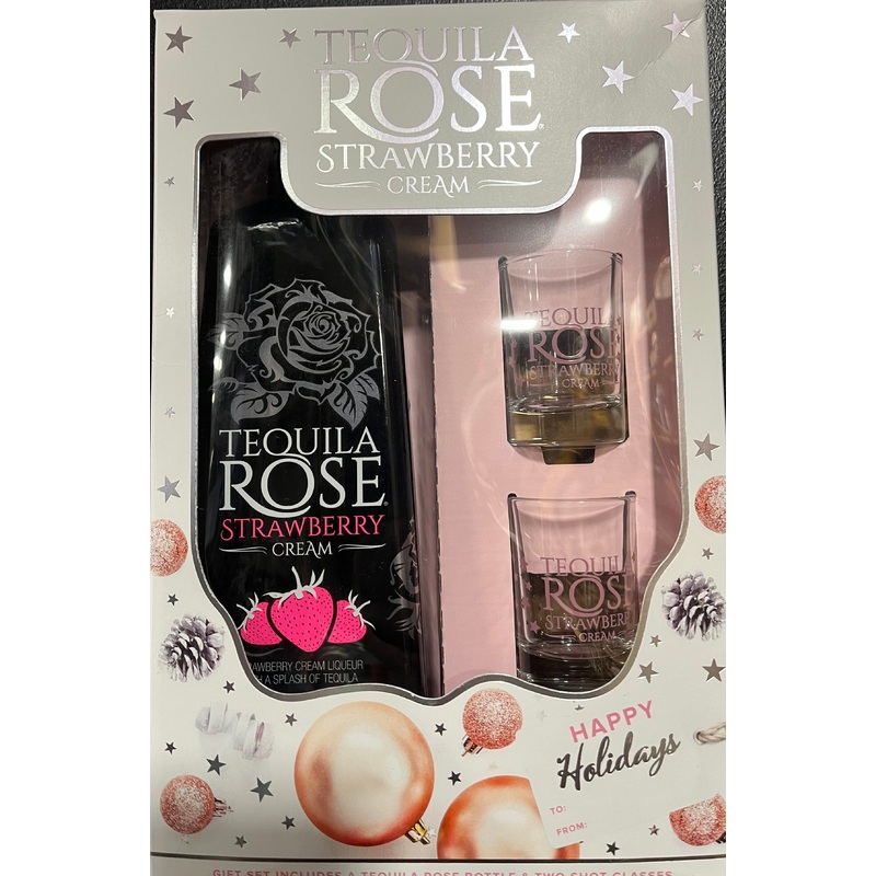 Tequila Rose Strawberry Cream Liqueur Gift Set