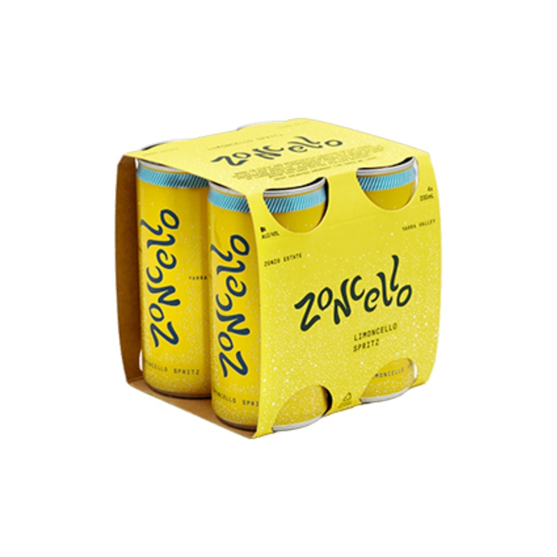Zonzo Zoncello Limoncello Spritz Cans 200ml 4pk