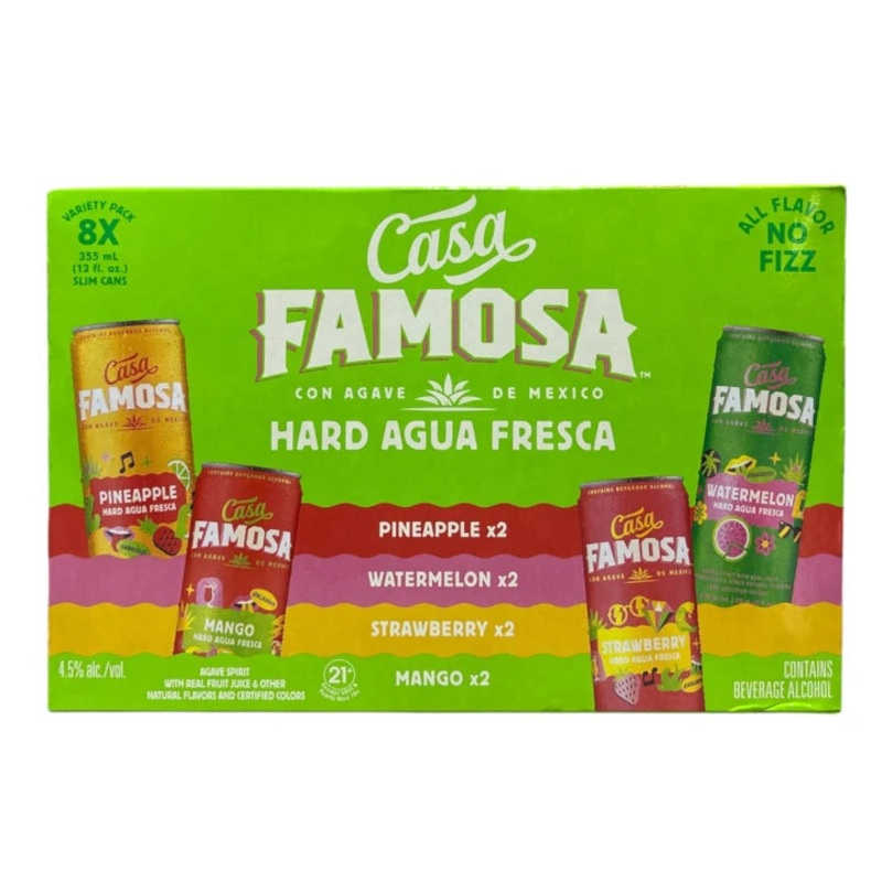 Casa Famosa Hard Aqua Fresca Variety 8Pk