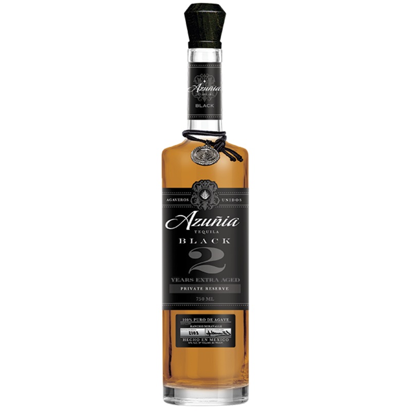 Azunia Tequila Anejo Black 2 Years Extra Aged Private Reserve 750ml