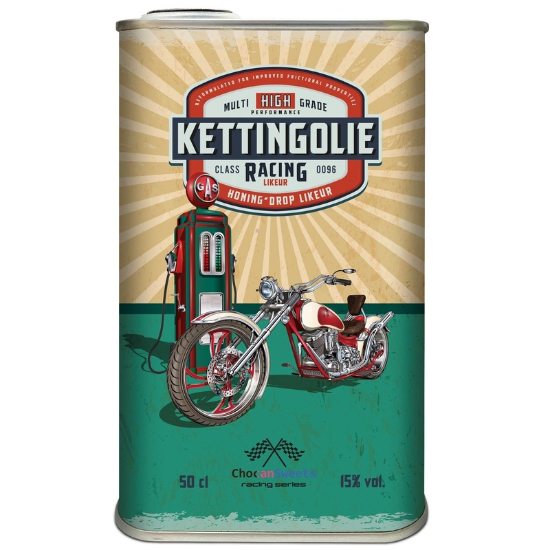 Blik Kettingolie Chopper Honing Drop Liqueur  | 500ML