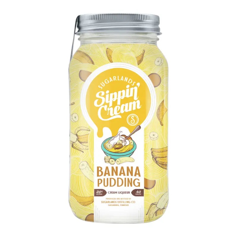 Sugarlands Banana Pudding Sippin Cream Liqueur 750mL