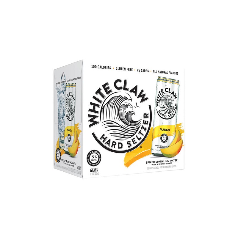 White Claw Hard Seltzer Mango 6Pk