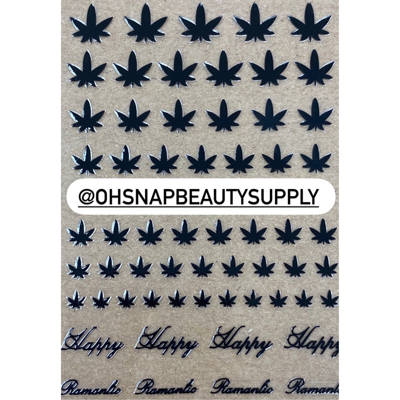 Black Marijuana XF3362 Sticker