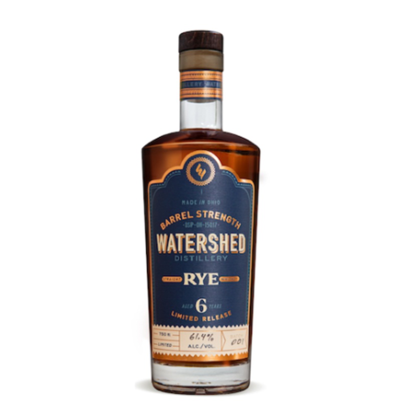 Watershed Distillery Cask Strength Batch #2 Rye Whisky